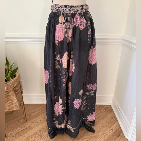 NWT Free People Hey Lover printed sleep/lounge pants sz large - Picture 3 of 8